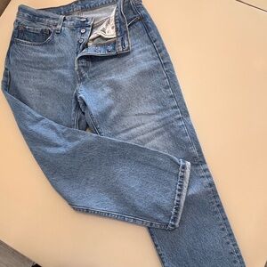 Levi's Light Blue Ankle & Cropped Jeans